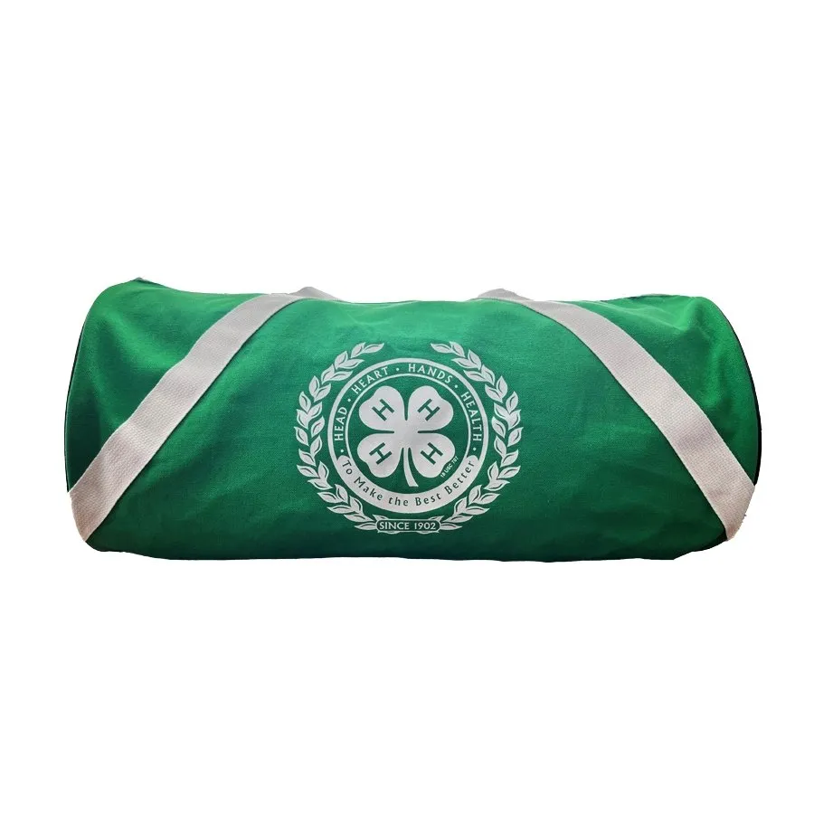 4-H Crest Lightweight Cotton Duffel Bag