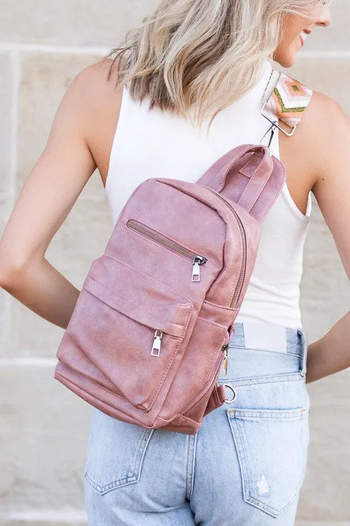 Alba Vegan Leather Convertible Backpack Sling: A Versatile Delight