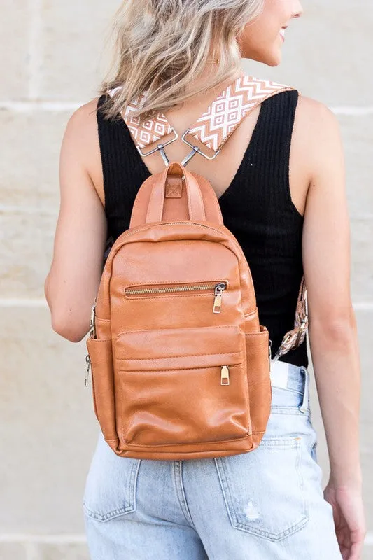 Alba Vegan Leather Convertible Backpack Sling: A Versatile Delight