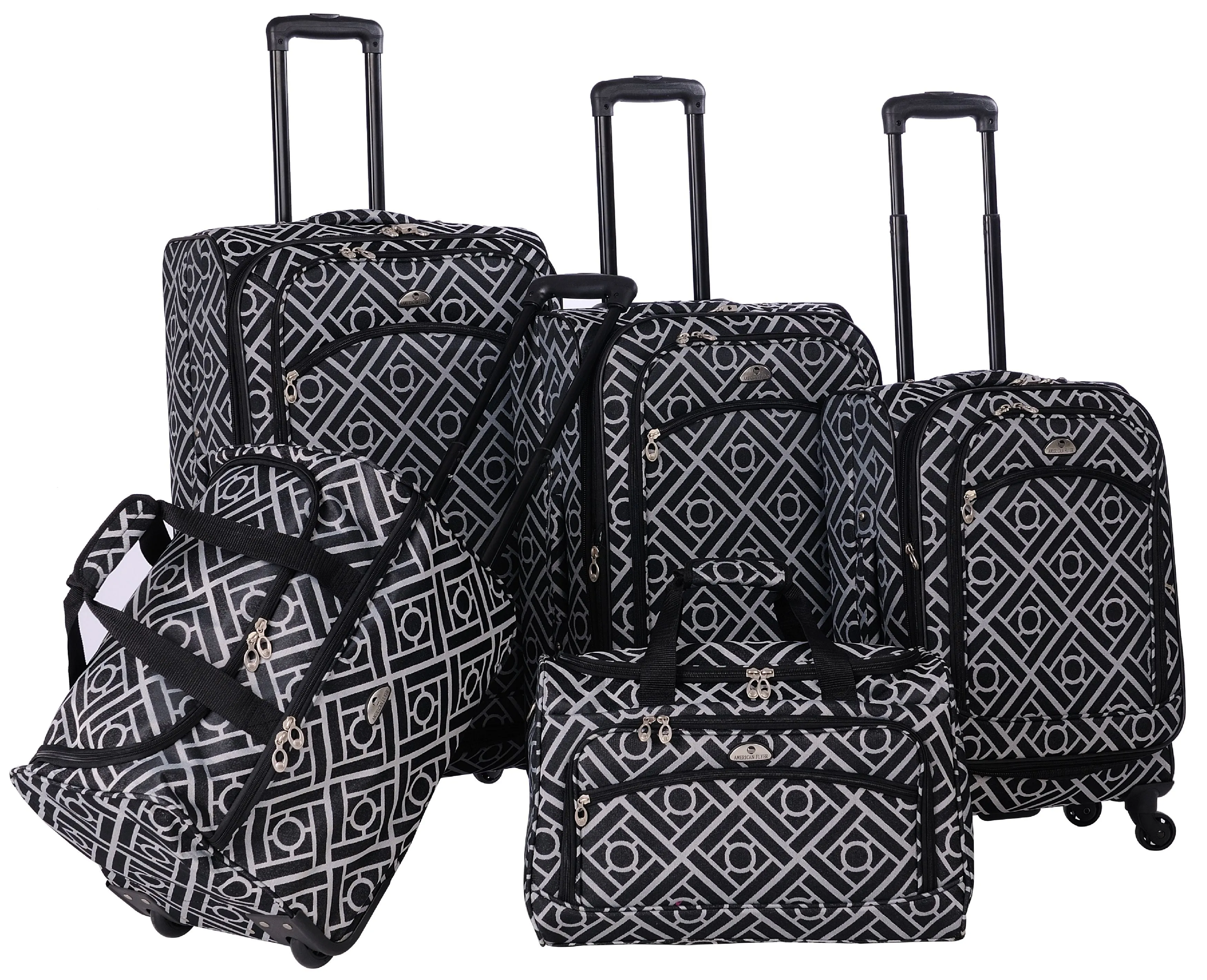 American Flyer Astor Collection 5-Piece Luggage Set