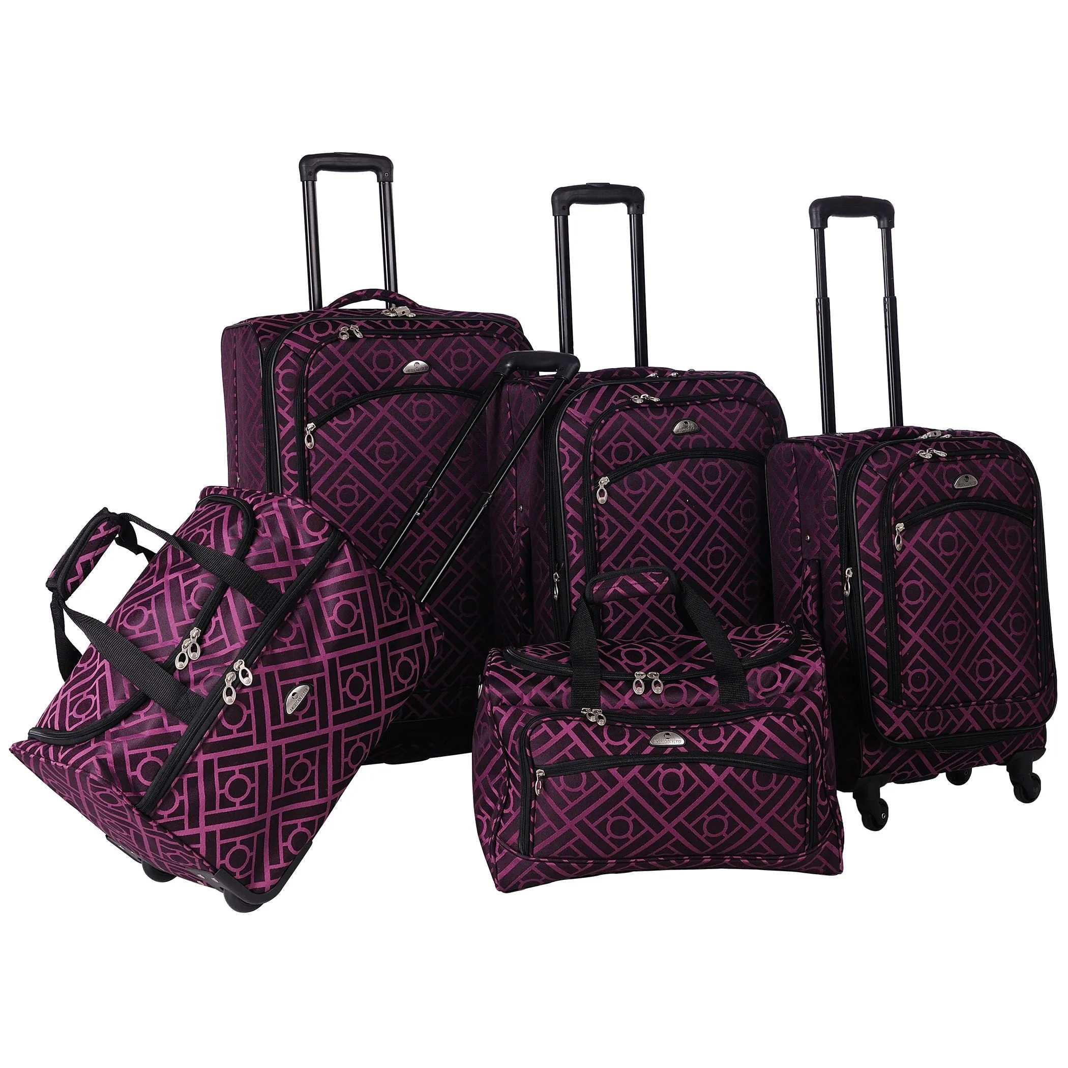 American Flyer Astor Collection 5-Piece Luggage Set