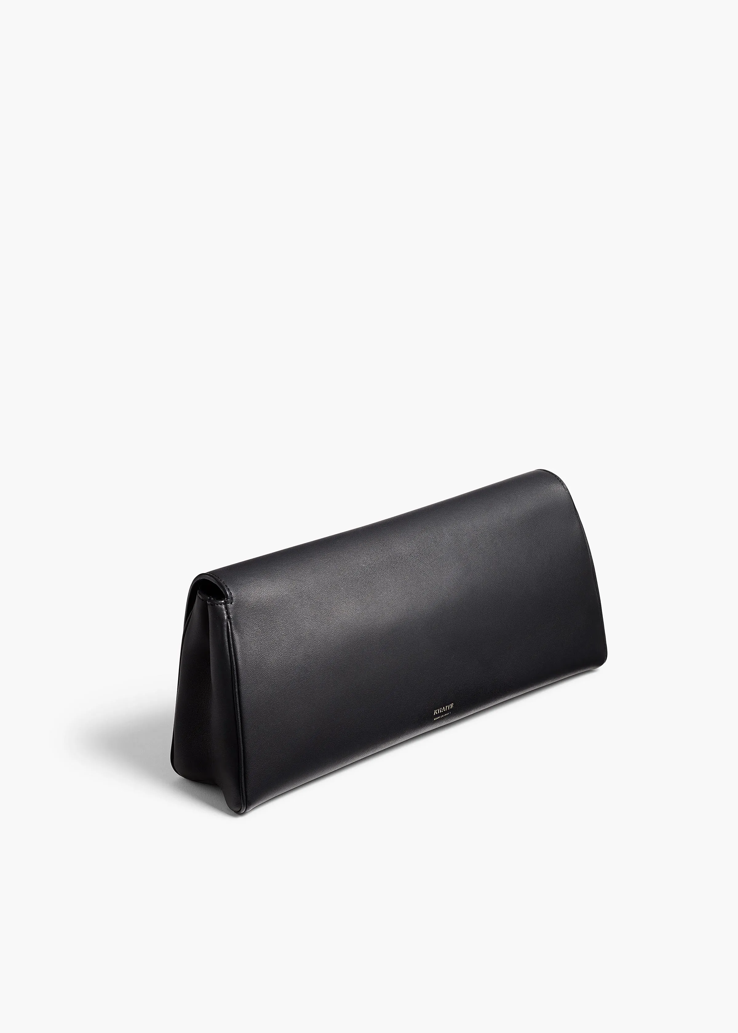 Audrey Clutch in Black Nappa Leather