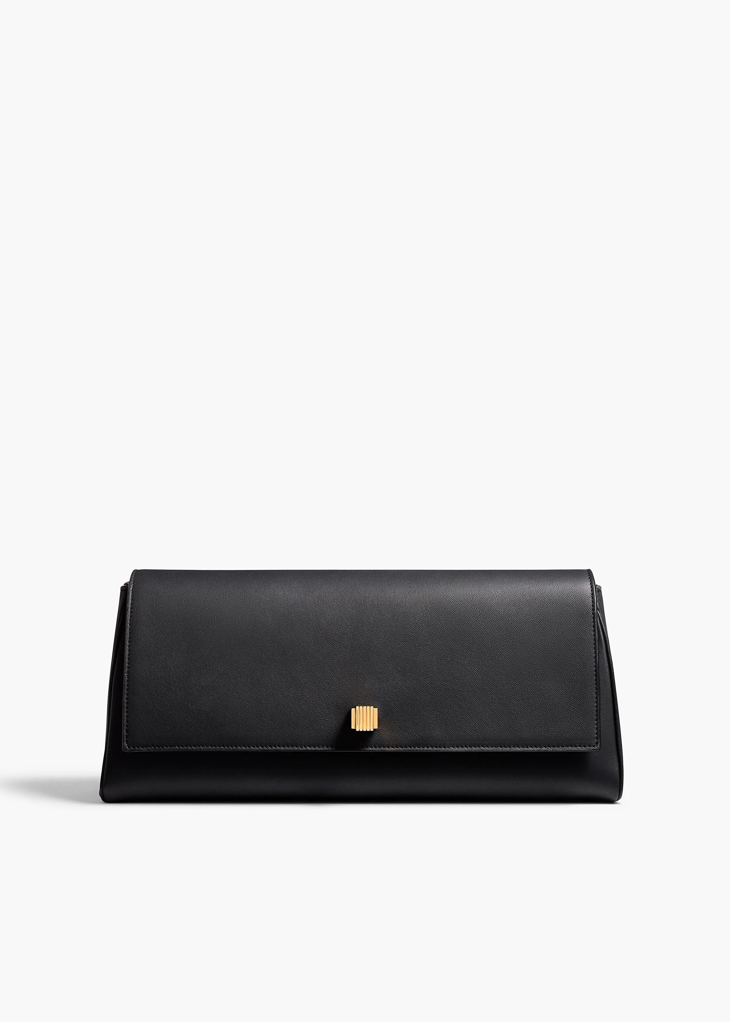 Audrey Clutch in Black Nappa Leather