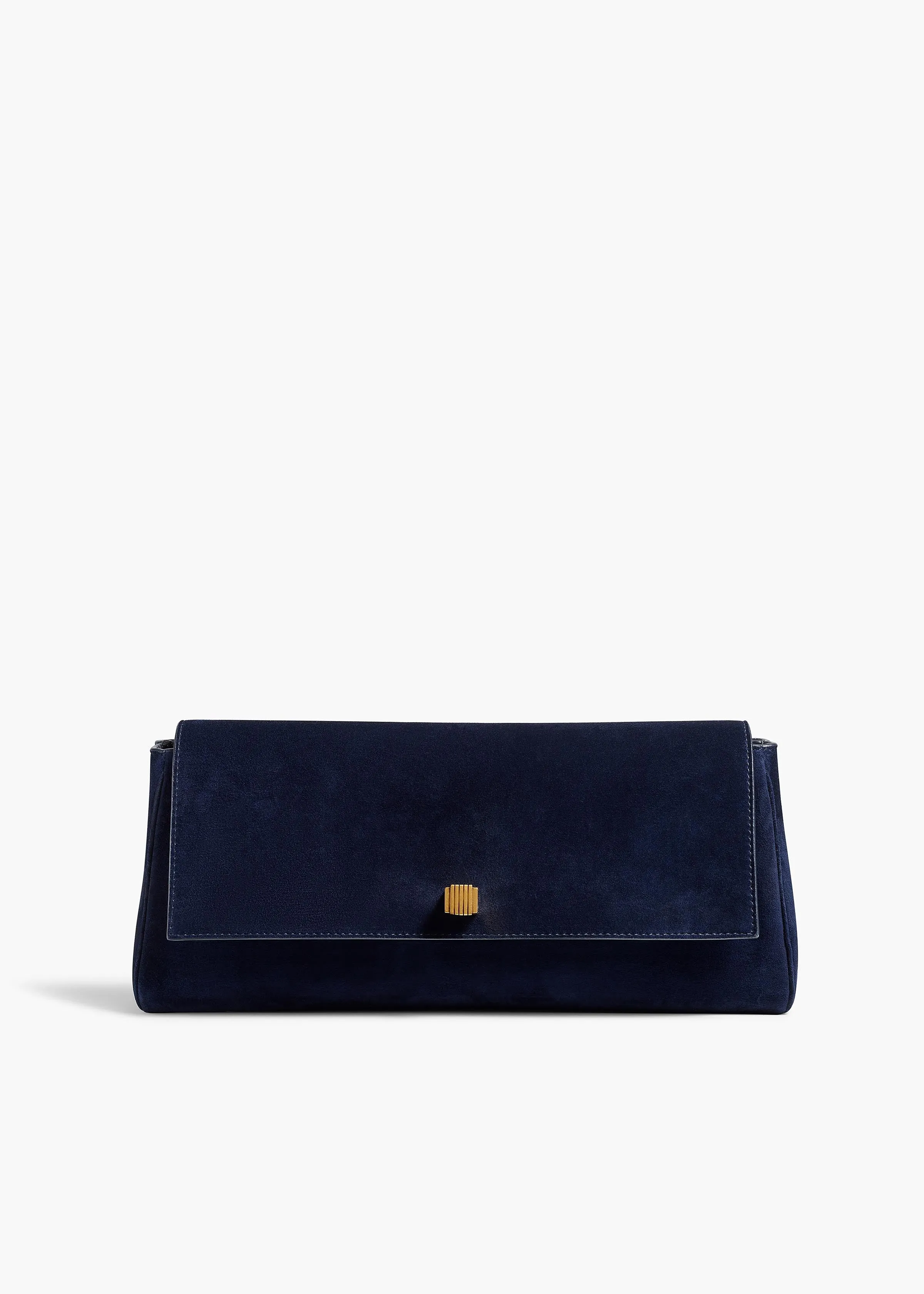 Audrey Clutch in Midnight Suede