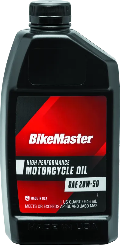 BikeMaster 20W50 Performance Oil - Quart