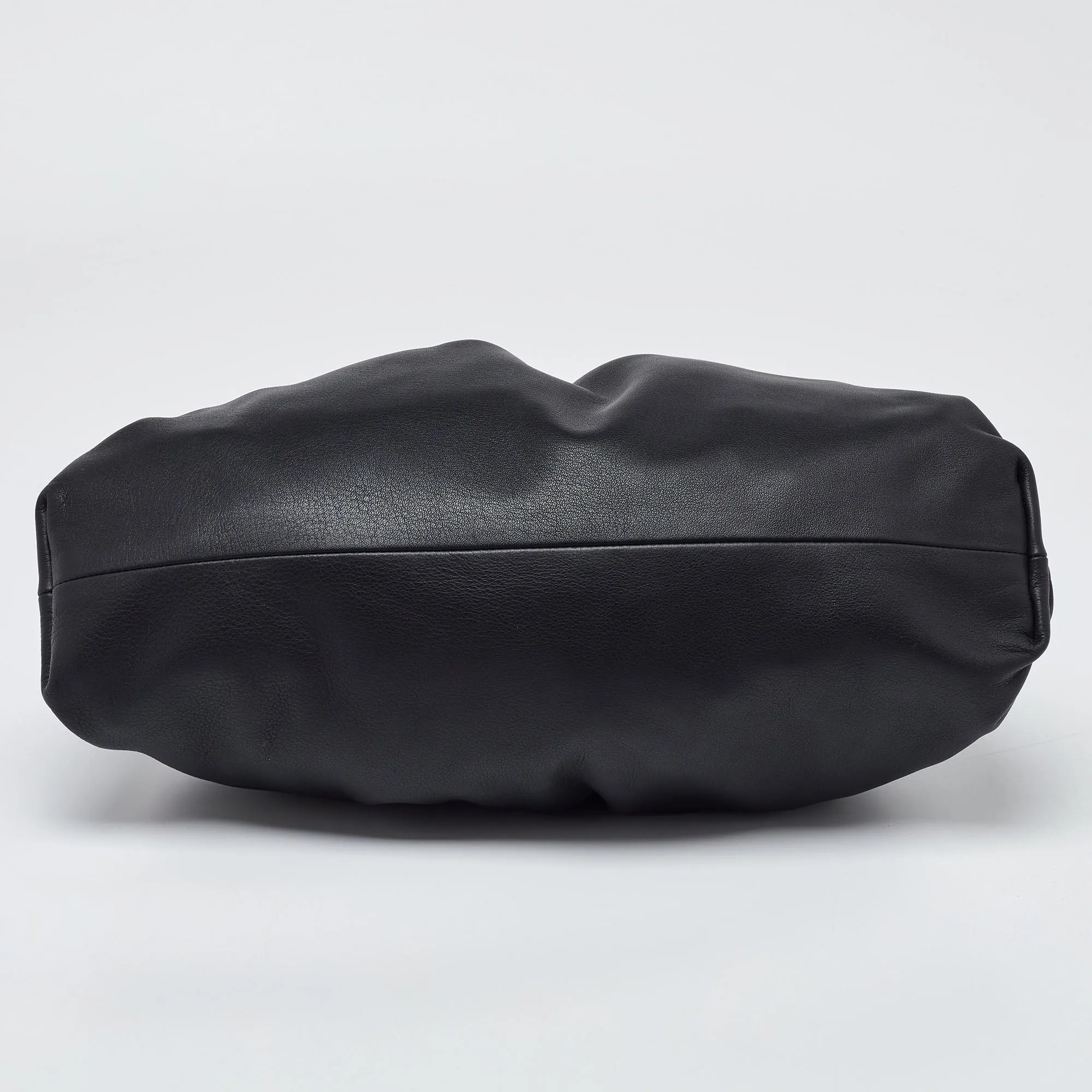 BOTTEGA VENETA Black Leather The Pouch Clutch