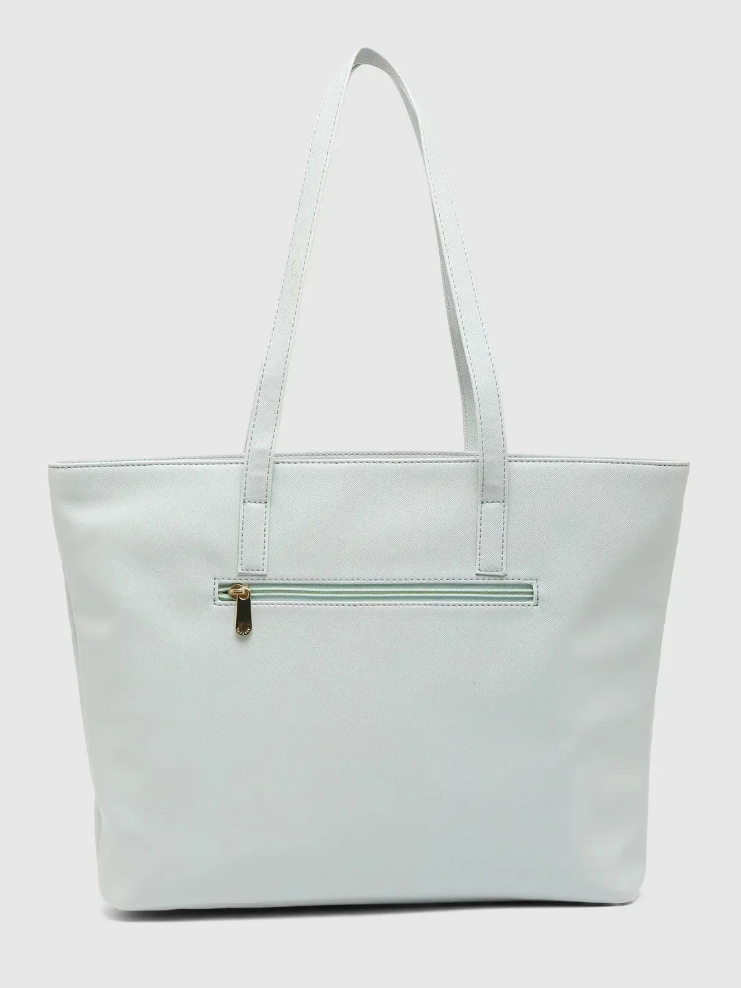 Caprese Holden Saffiano Tote Medium Powder Blue