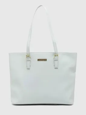 Caprese Holden Saffiano Tote Medium Powder Blue