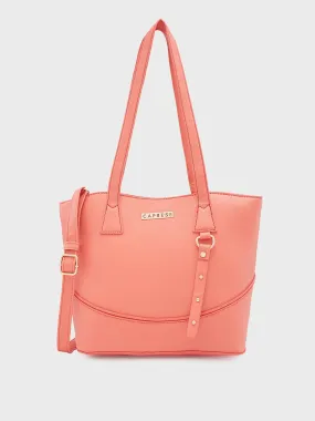 Caprese Nancy Tote Large Coral