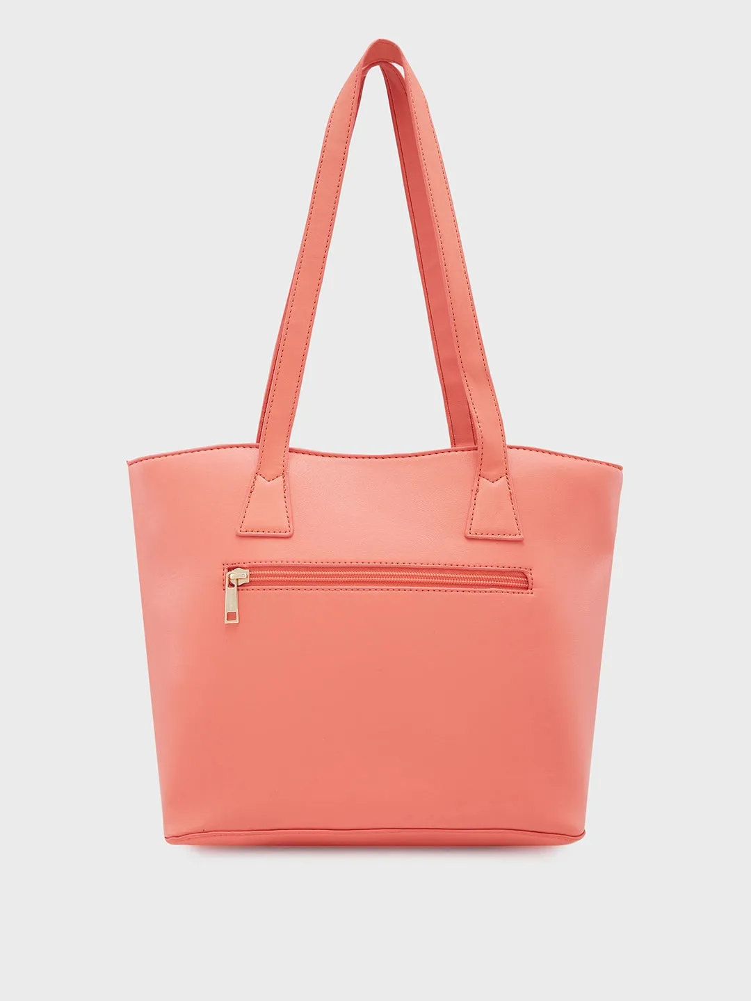 Caprese Nancy Tote Large Coral