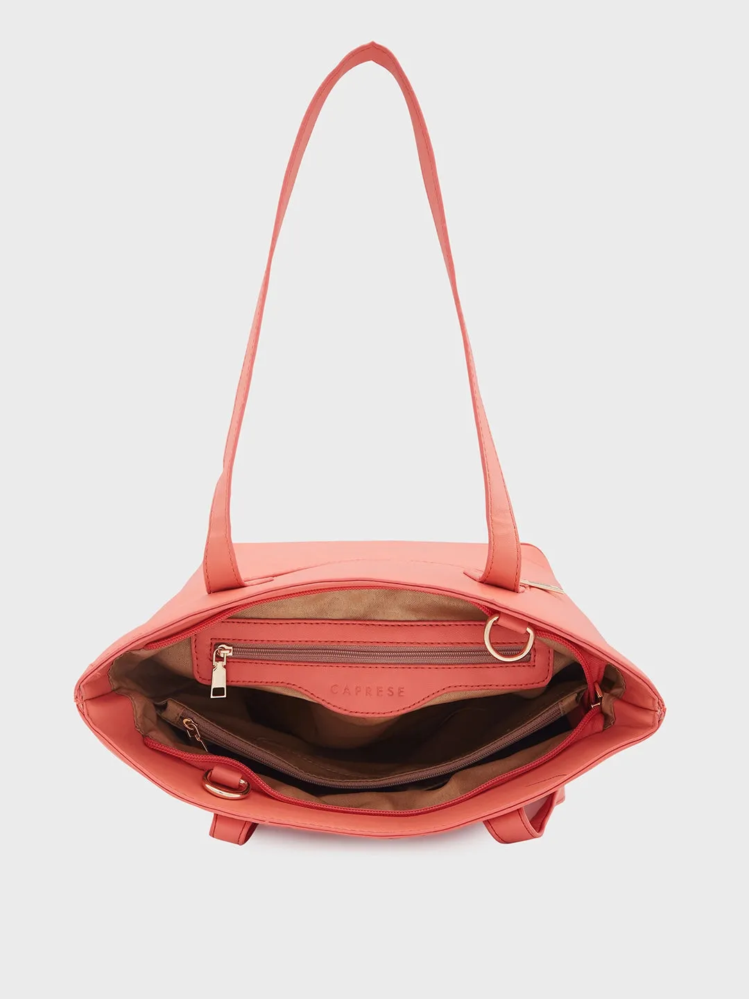 Caprese Nancy Tote Large Coral