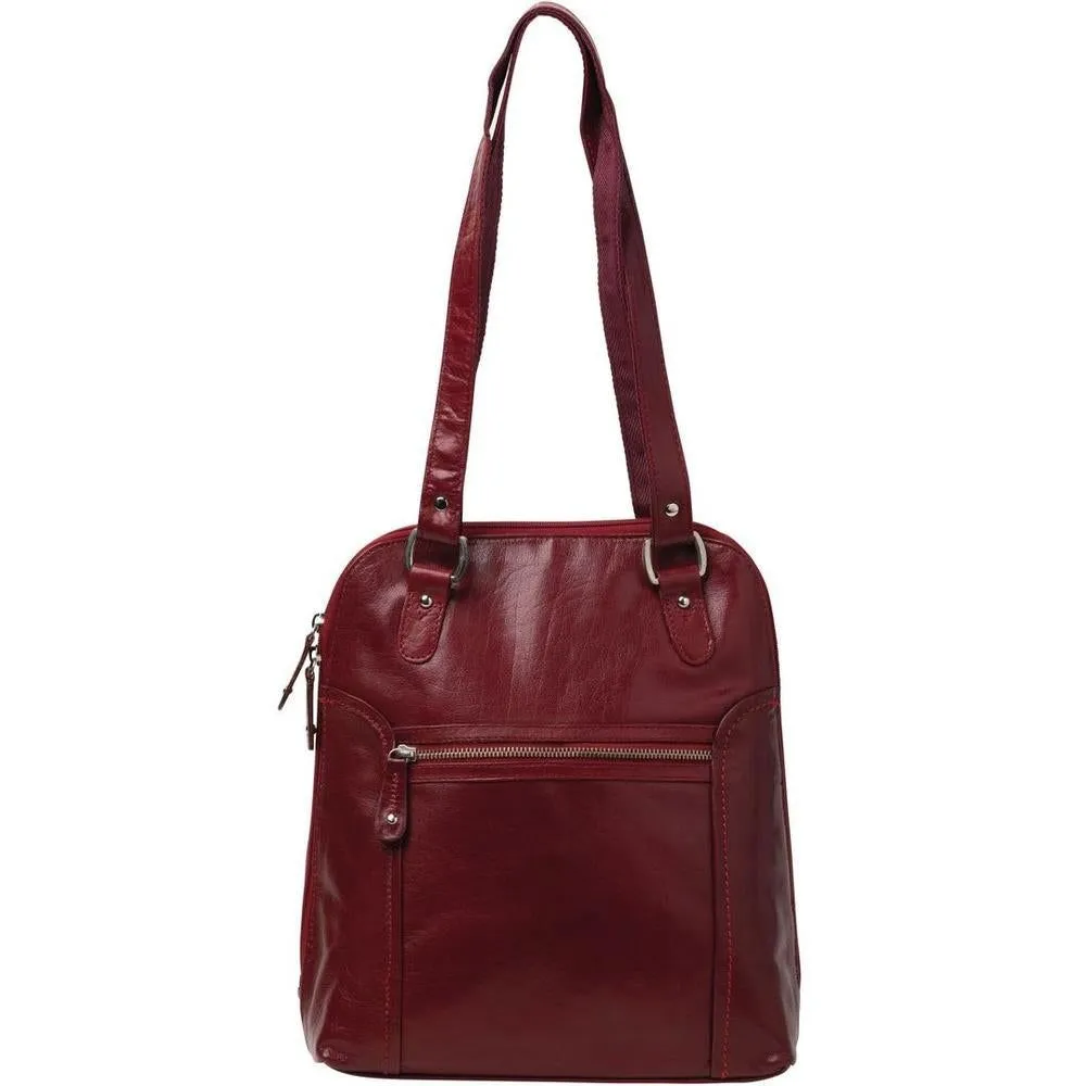 Cobb & Co Poppy Leather 2 in 1 Convertible Backpack