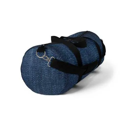 Duffel Bags, Dark Blue Denim Style Bag