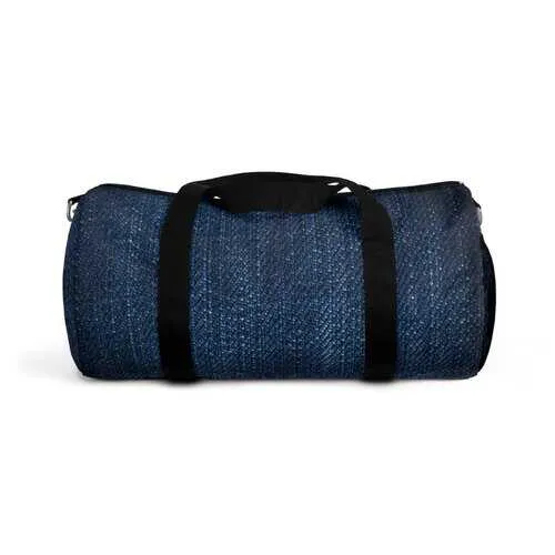 Duffel Bags, Dark Blue Denim Style Bag