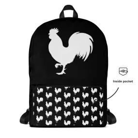 EARLE LE' BYRDE "Signature" Rooster Logo Versatile Backpack