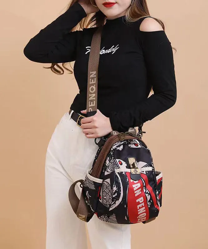 Ethnic Style Travel Versatile Printed Backpack ZX1052