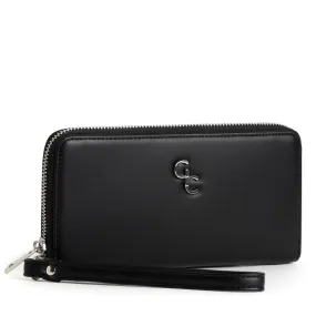 Galway Crystal Fashion Ladies Wallet - Black