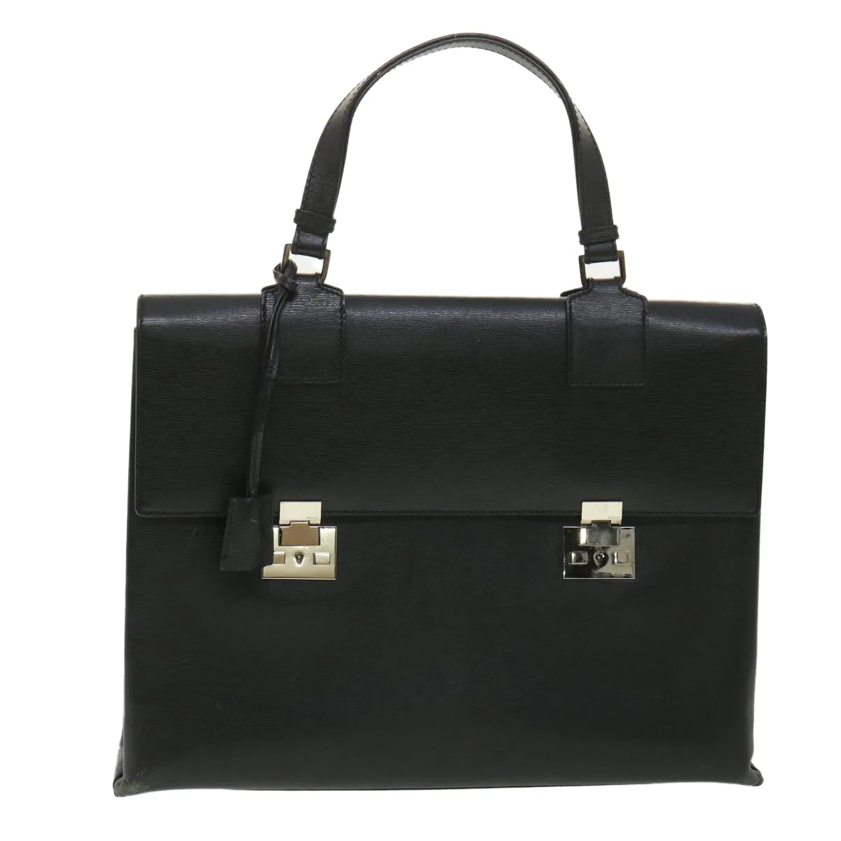 GUCCI Briefcase Leather Black  ar8370