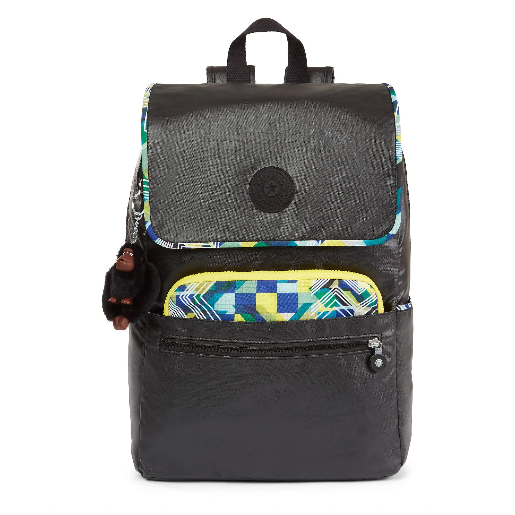 Kipling Aliz Metallic Laptop Backpack And Removable Tablet Case