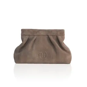 Kiss Leather  Pouch - Mocca Suede