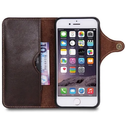 Litchi Grain iPhone Wallet Case