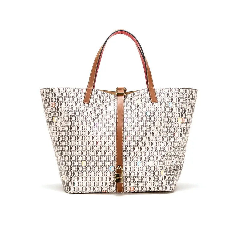 Monogrammed Elegance Tote: Artisanal Charm Meets Modern Utility