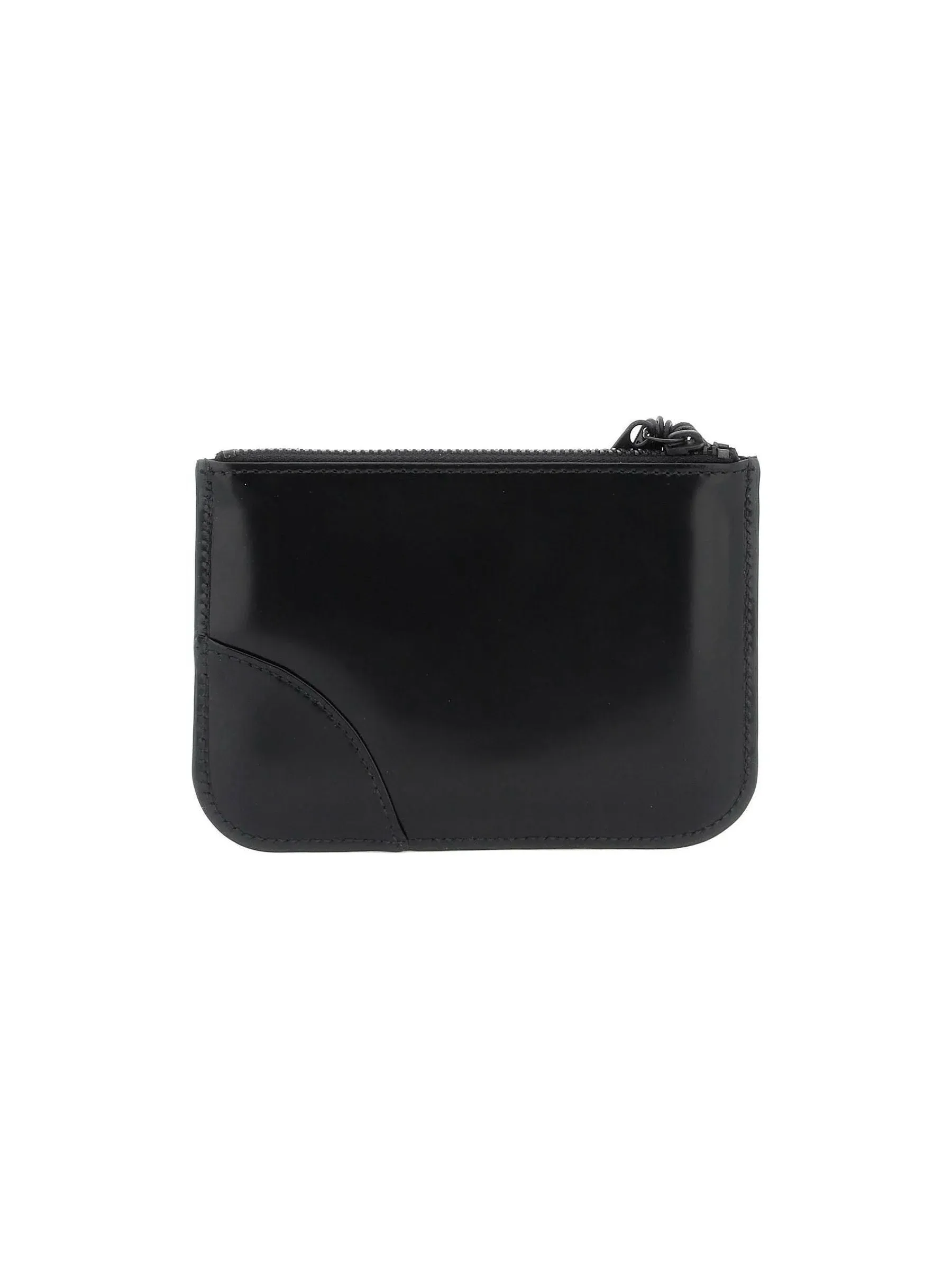 Multi Zip Leather Clutch Bag