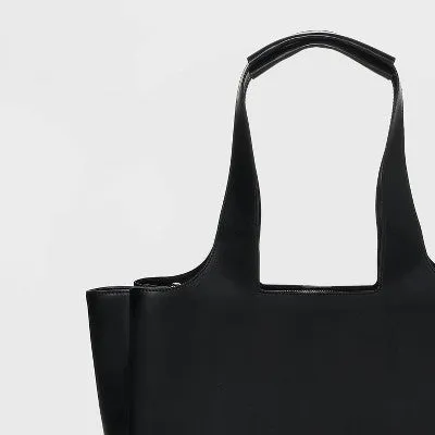 New - Modern Work Tote Handbag - A New Day Black