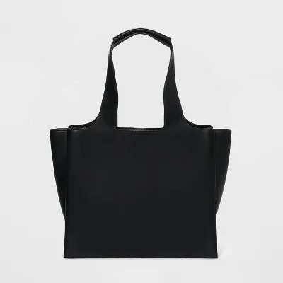 New - Modern Work Tote Handbag - A New Day Black