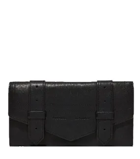 PS1 Continental Flap Wallet (GM), Black