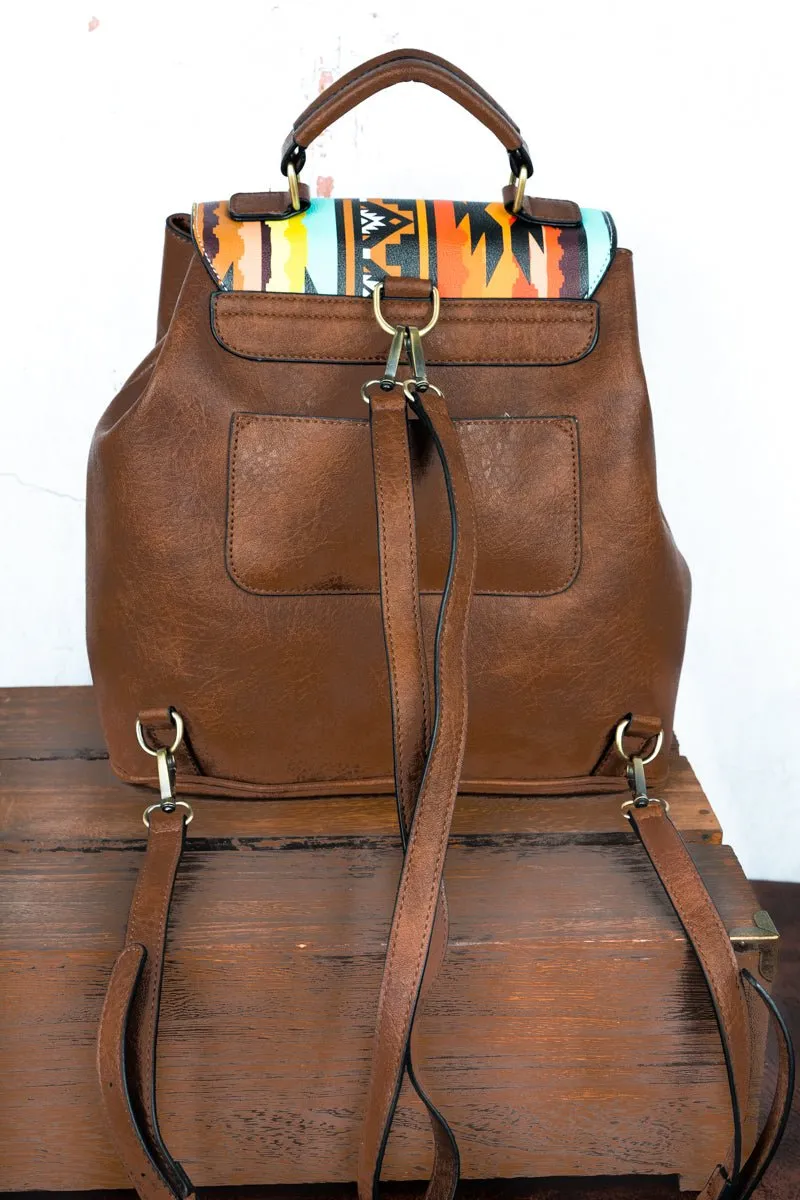 SALE! NGIL Desert Dusk Faux Leather Satchel Backpack