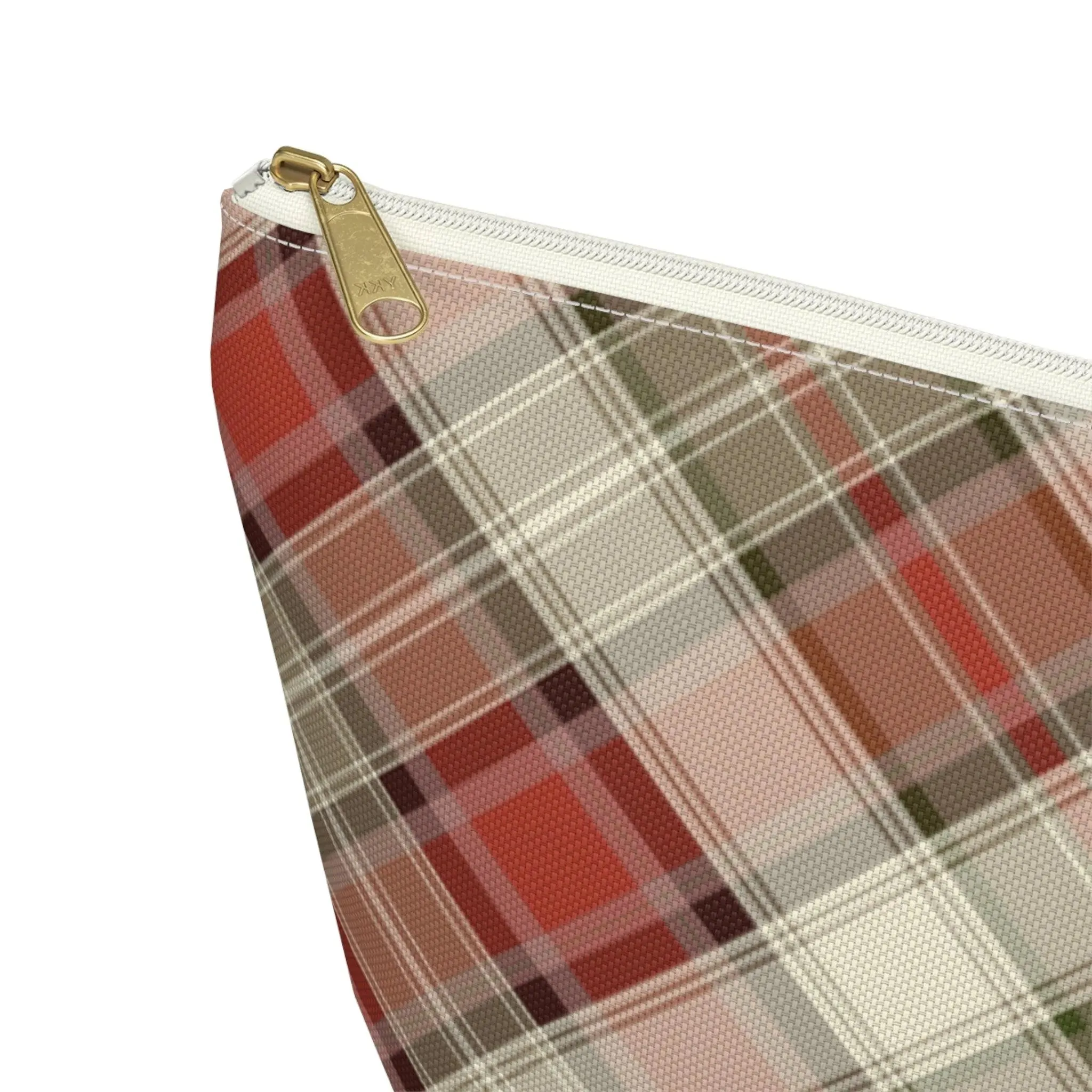 Scottish Plaid Print Pouch