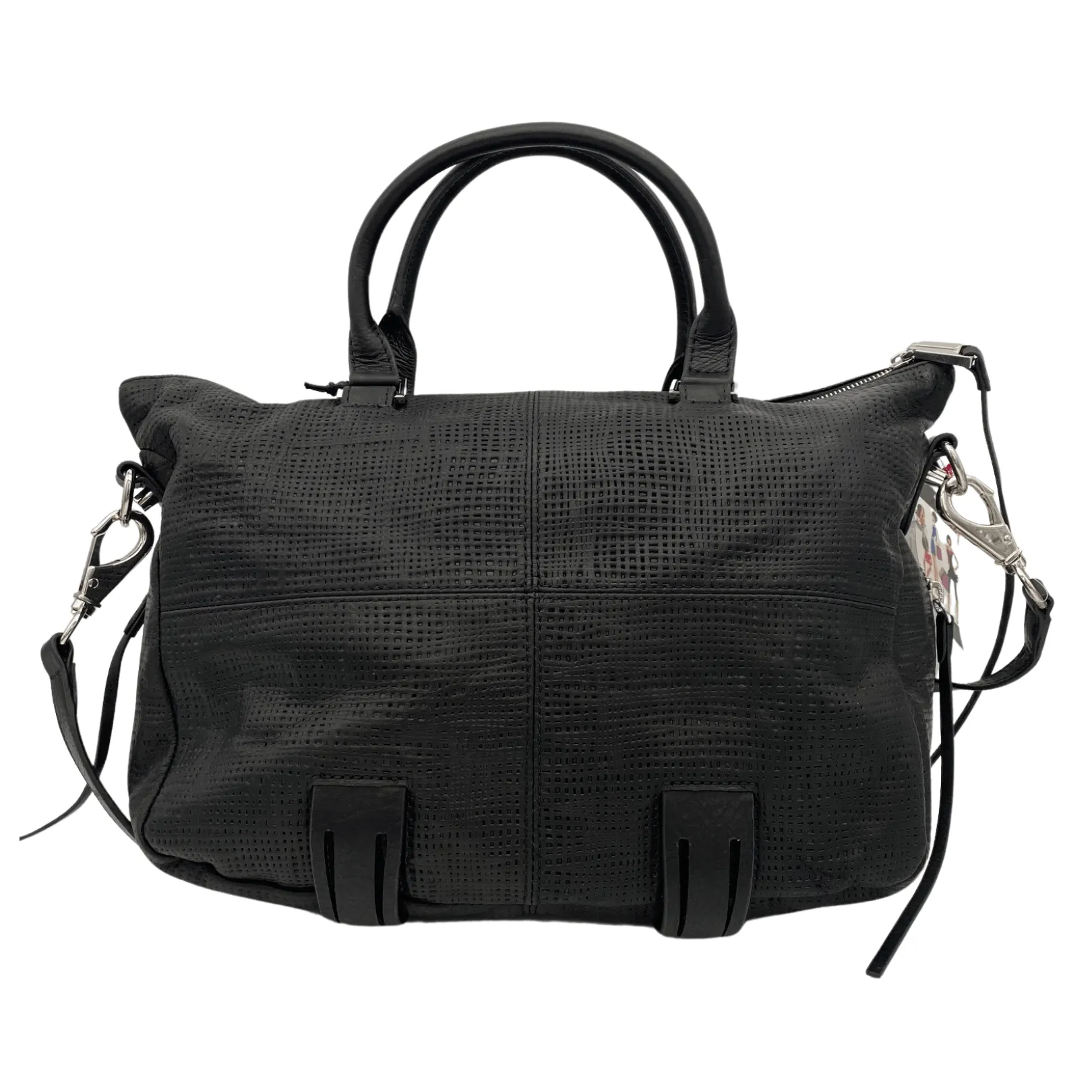 SHE   LO Webbed Satchel - Black New w/Tags