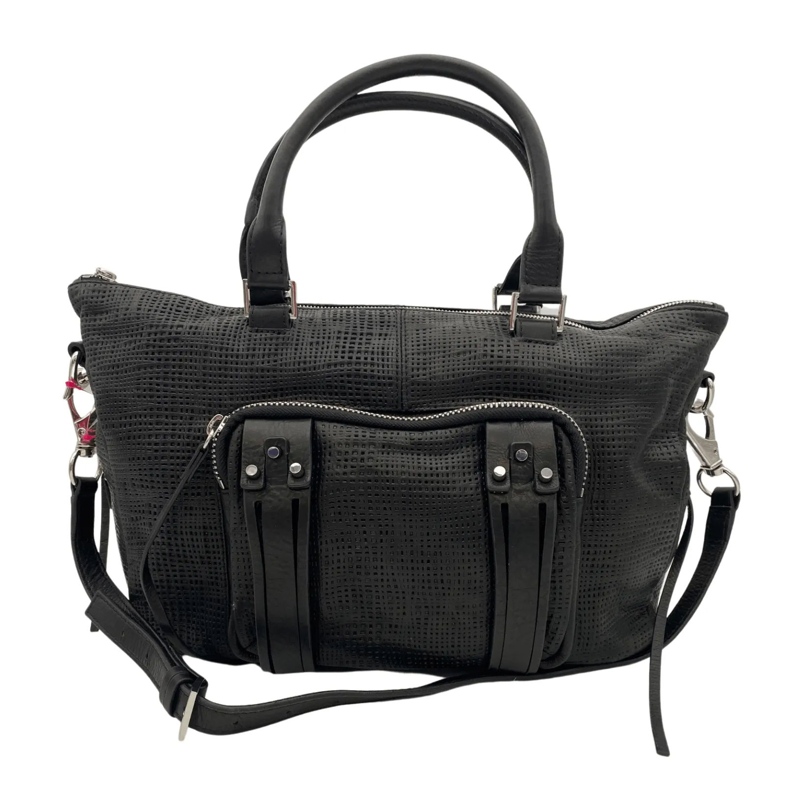 SHE   LO Webbed Satchel - Black New w/Tags