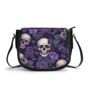 The Pock-It Saddle Handbag - Gothic Garden