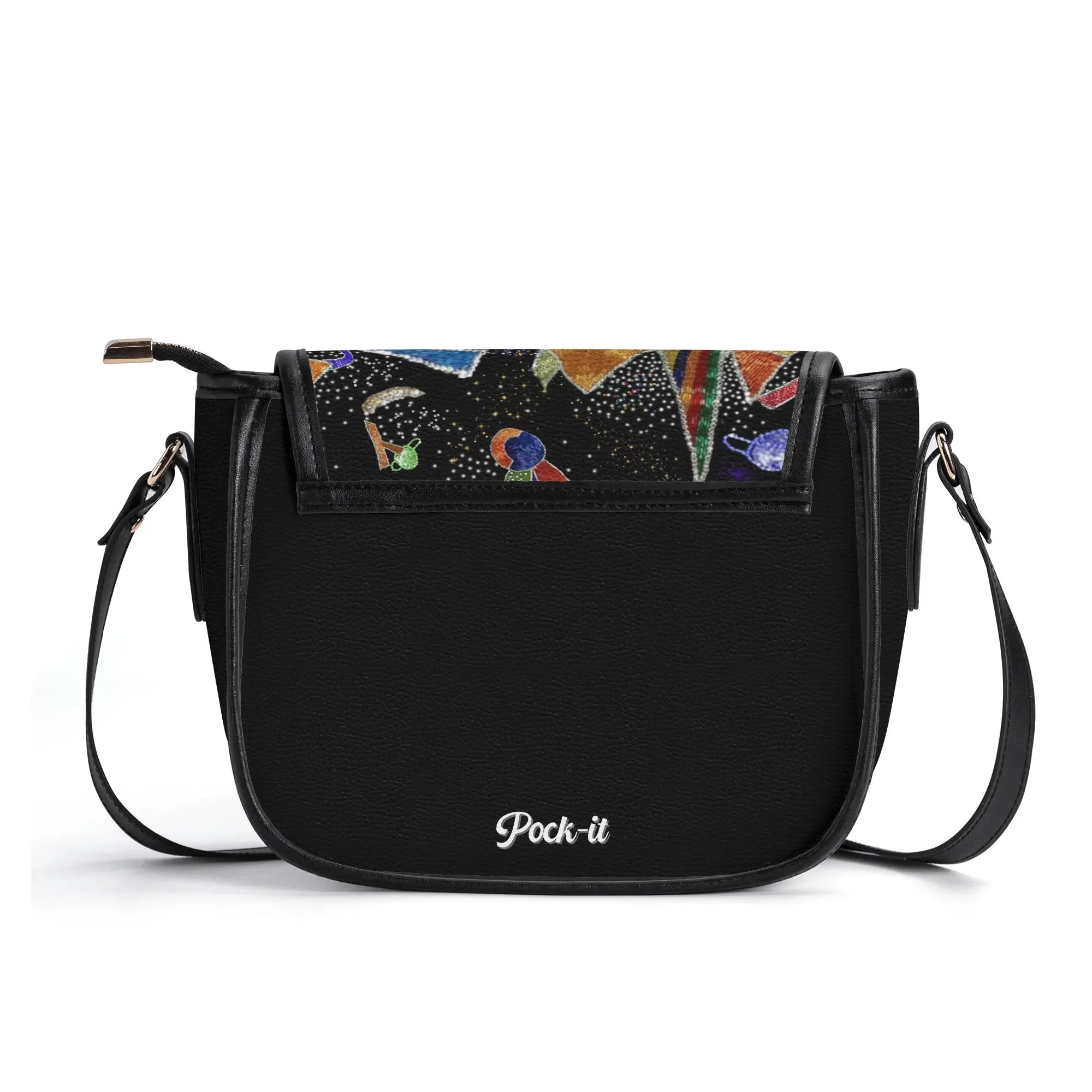 The Pock-It Saddle Handbag - The Jester