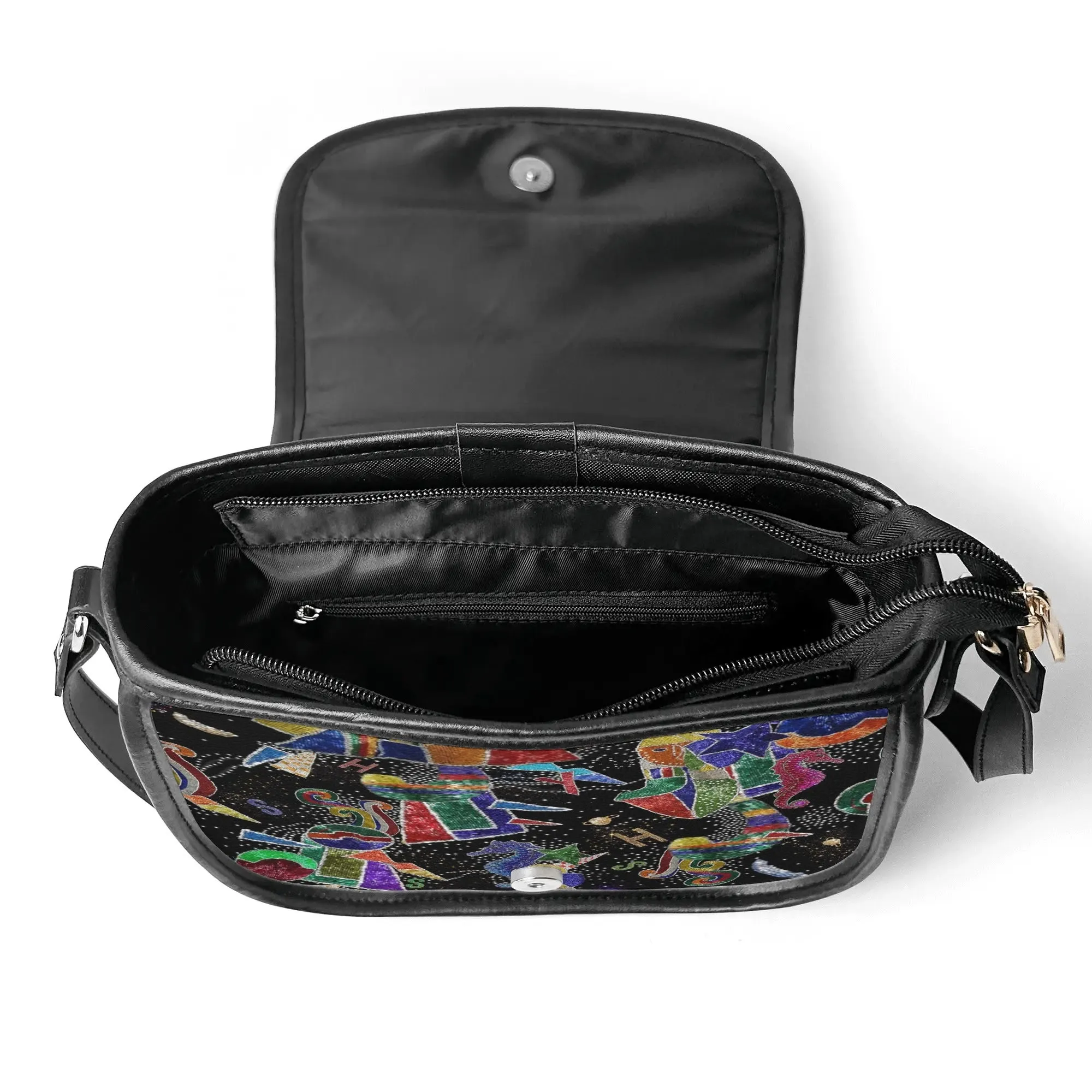 The Pock-It Saddle Handbag - The Jester