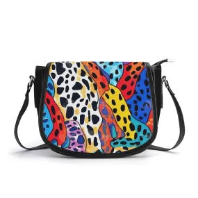 The Pock-It Saddle Handbag - Wild Cheetah