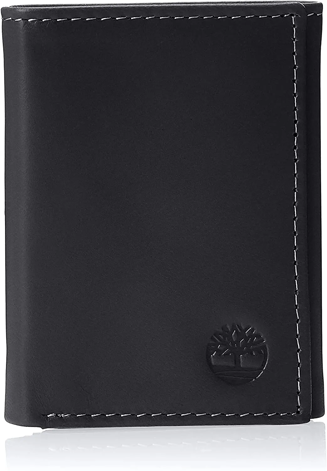 Timberland Mens Leather Trifold Wallet with ID Window